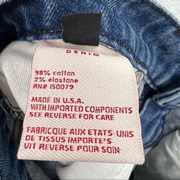 REVICE Patch Jean Shorts High Rise Cutoff
Raw Hem Size 26, NWT! - Picture 10 of 10